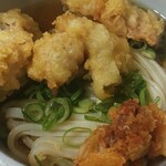 とり天冷やうどん450円