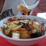 大門 - 中華丼670円