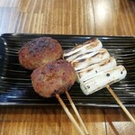串焼き 巴 - 試作品のつくねテイク2