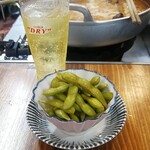 串焼き 巴 - 枝豆の出汁漬け