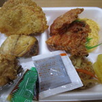 ときわ - スペシャルのおかず…。終わりに向け、色んなものが小さくなった…。