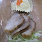 ときわ - 別盛りのチャーシューとポテサラ。うんま