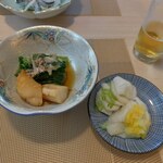 Mukoujima Hiraoka - 貝の煮物＆香の物