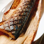 一の雫 - お土産の焼き鯖寿司