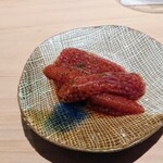 匠 進吾 - 鱒の卵醤油漬け