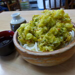 とちぎや - 長葱ざく切りの天ぷら。昔ながら。