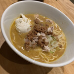 一途 - ご飯が付いてくるのでこちらのスープをかけて食べると美味しい