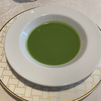 食楽館 - グリーンピースのポタージュ
