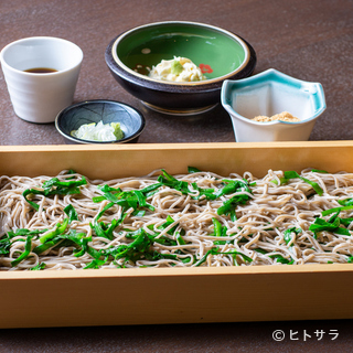 Melty yuba and crispy chives. A restaurant where you can eat Tochigi specialties