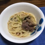 比良山荘 - 〆のウドン　美味い・・・