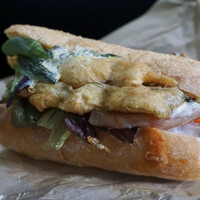 フランス料理 ル・クール - お魚のバゲットサンド