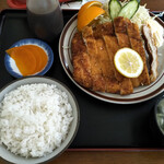 旭川ラーメン熊ッ子 - チキンカツ定食９５０円