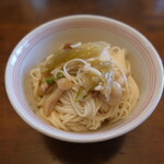 柚木元 - 残ったスープで翌朝もひやむぎにゅう麺