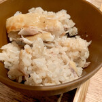 海鮮 さば鉄 - 一杯目はサバを混ぜたご飯そのまま