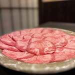 Yakiniku Shusai Miki En - 塩ポン酢で食べる塩タン