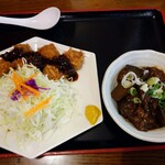 日替りランチ、これにミニラーメン(税込820円)