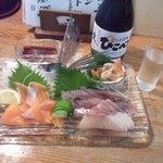 くつろぎ亭ひこべえ  - お任せ刺身盛り　旧店舗