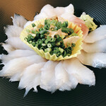 酒菜や 香蔵 - 料理写真:ウマヅラハギ肝付きお刺身