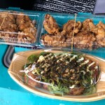 福篭 - たこ焼きとから揚げ。あ、オヤツっす