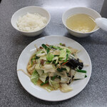 肉野菜/半ライス