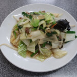 中華麺店 喜楽 - 肉野菜