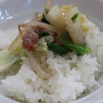 中華麺店 喜楽 - 肉野菜/半ライス