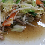 中華麺店 喜楽 - 肉野菜