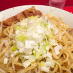 ラーメン二郎 - 白ネギ投下～♪