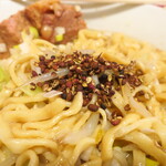 ラーメン二郎 - シビれ投下～♪