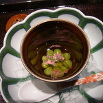 くろぎ - 先付　うすい豆のお浸し