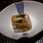 くろぎ - 先付　鹿児島県産ふきのとうの豆腐