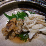 くろぎ - 先付　菱蟹の内子