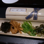 くろぎ - 香の物　丹波京漬物の盛合せ