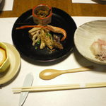 旅館　志美津 - すくい豆腐・季節の小鉢と前菜・旬のお造り