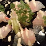 ケ カリーノ - フルーツと真鯛　¥800