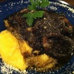 ケ カリーノ - イカ墨煮とポレンタ　¥700