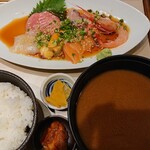 栄友水産 - 特製たれに漬かってます☆