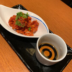 炭匠きしもと - チャンジャ 400円