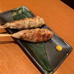 炭匠きしもと - 串焼 塩つくね 190円(1本)