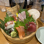庄や - 厚切りカットな刺し盛り