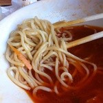 新感専 かぶりつき - まだ麺でてきた