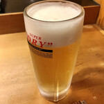 Sushi Izakaya Yataizushi - 生ビール　中ジョッキ