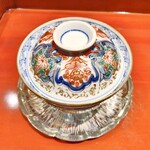 銀座 しのはら - 牡丹海老の紹興酒漬けと馬糞雲丹 ご飯