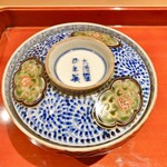 銀座 しのはら - 伊勢海老と蛤の潮仕立て 芽葱のせ