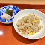 銀座 しのはら - 毛蟹ととうもろこしの土鍋ご飯
