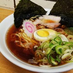 駅そば大宮 - 佐野ラーメンのアップ（￥５００）