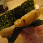 鮨 さいとう - 平貝の磯辺焼き（2012/5）