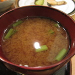 京橋柿の木 - 味噌汁