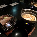 湯あそびの宿　下呂観光ホテル - 朴葉味噌焼き・豚汁