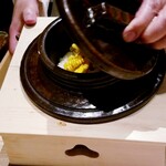 肉屋 田中 - トウモロコシご飯